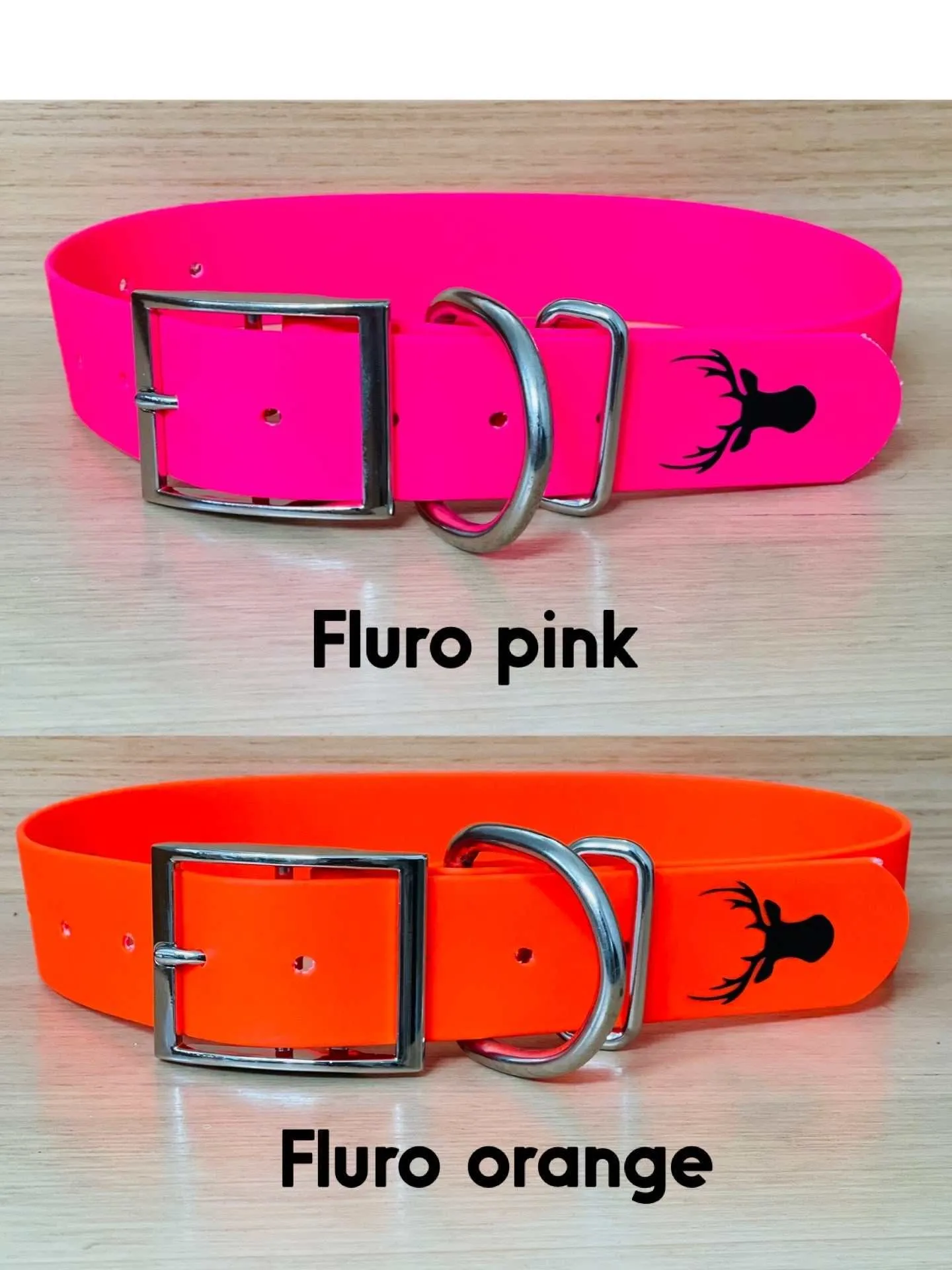 38mm wide biothane dog collar, fit size 46-66cm neck