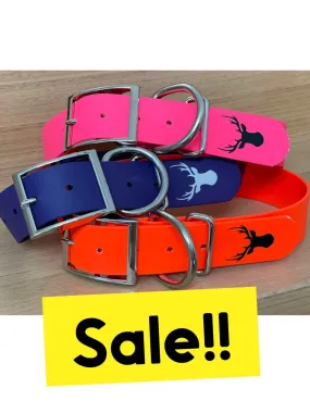 38mm wide biothane dog collar, fit size 46-66cm neck