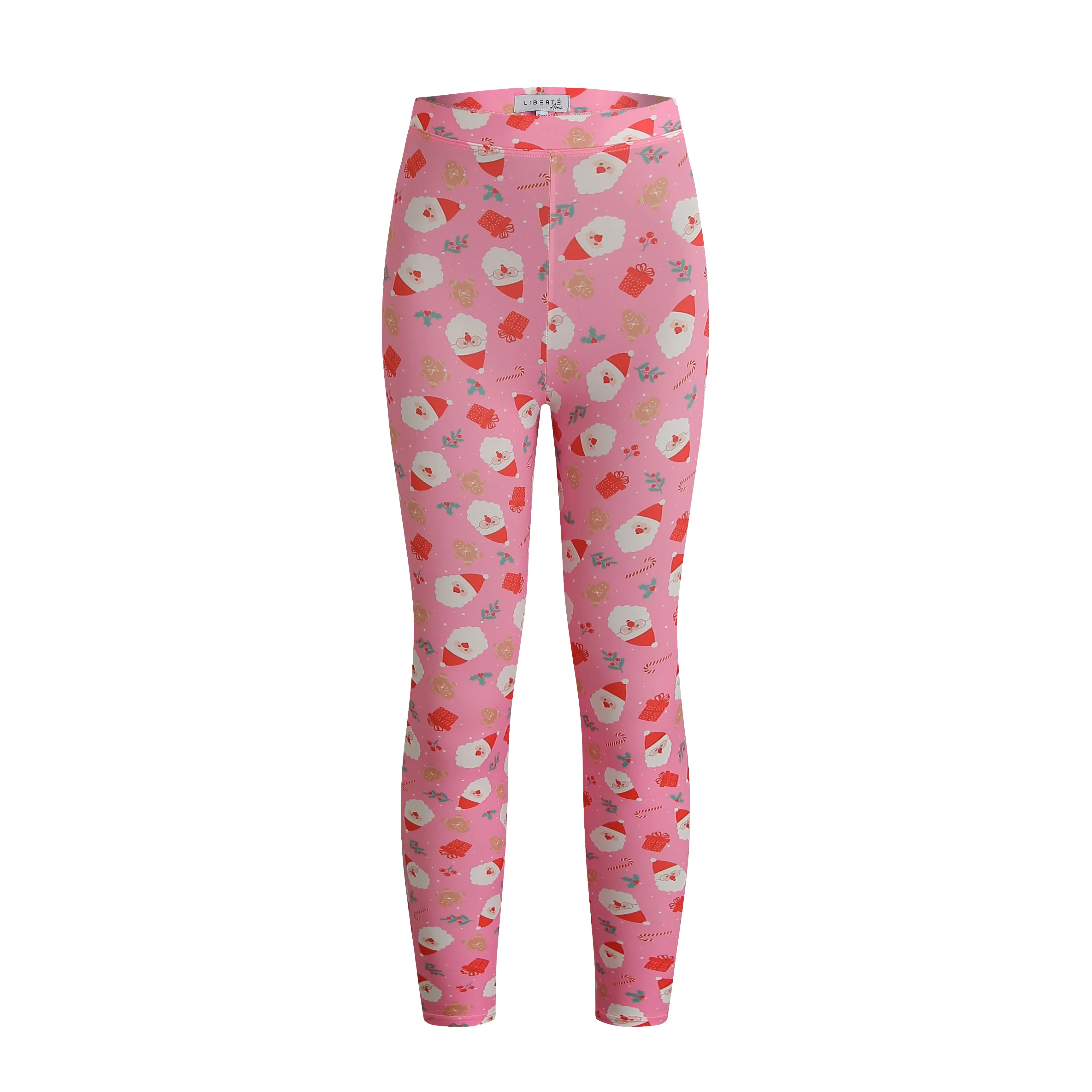 ALMA-LEGGINGS (KIDS) - SANTA PINK