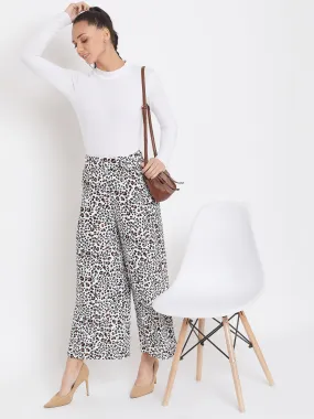 Animal Print Culottes