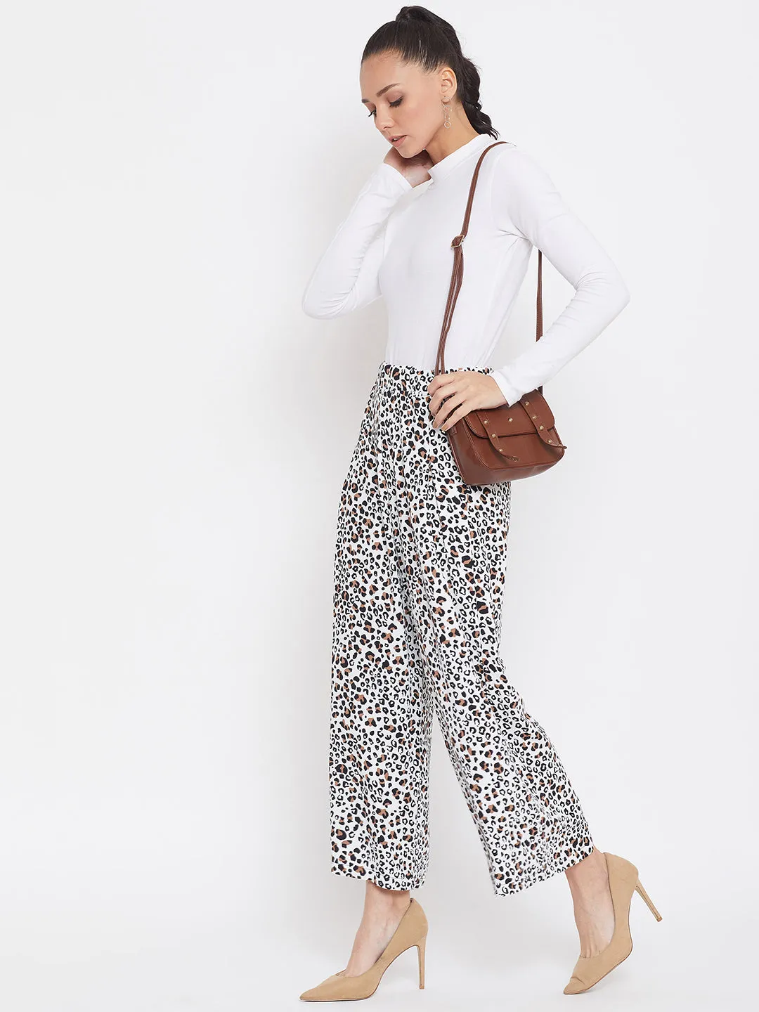 Animal Print Culottes