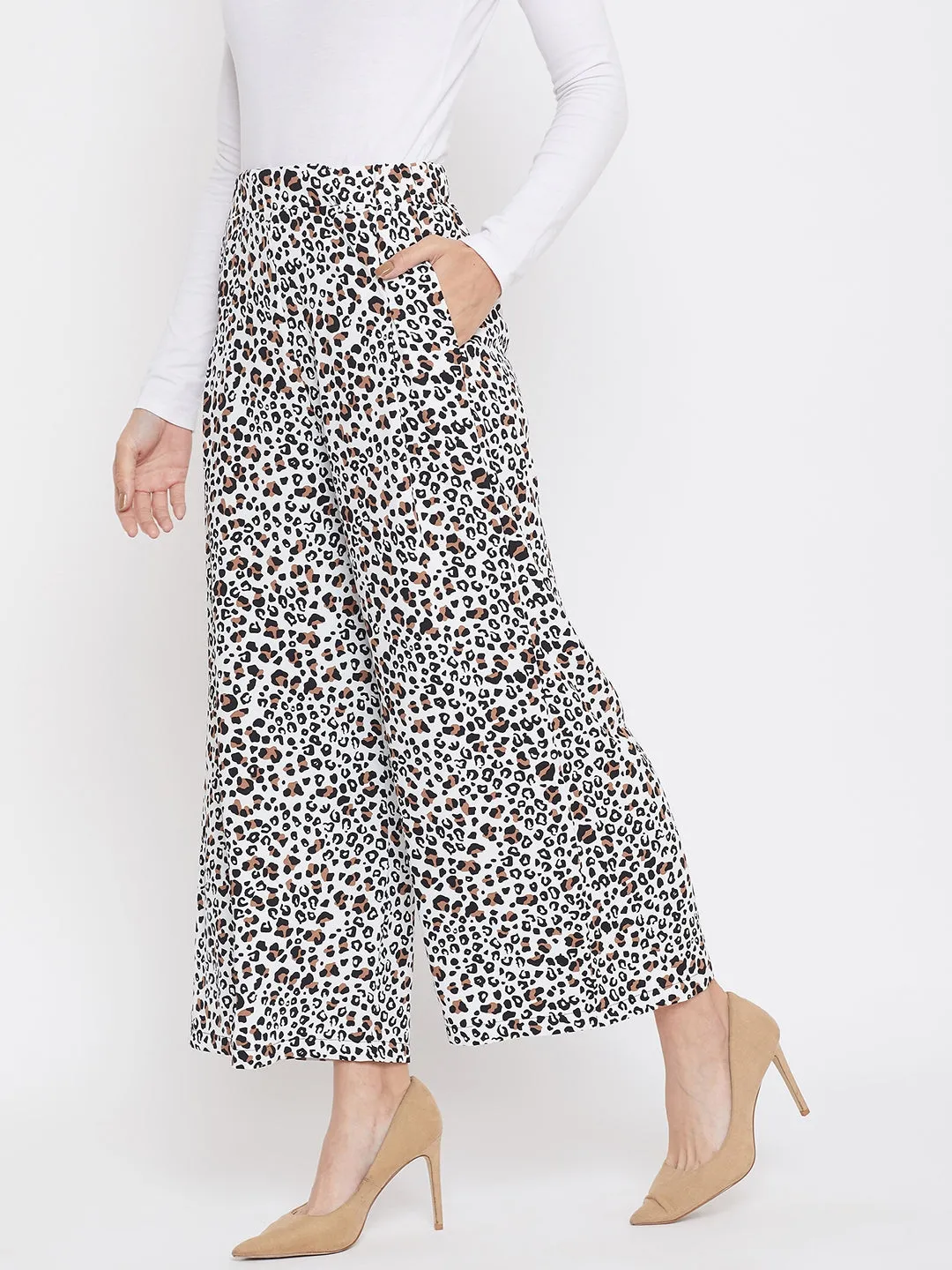 Animal Print Culottes