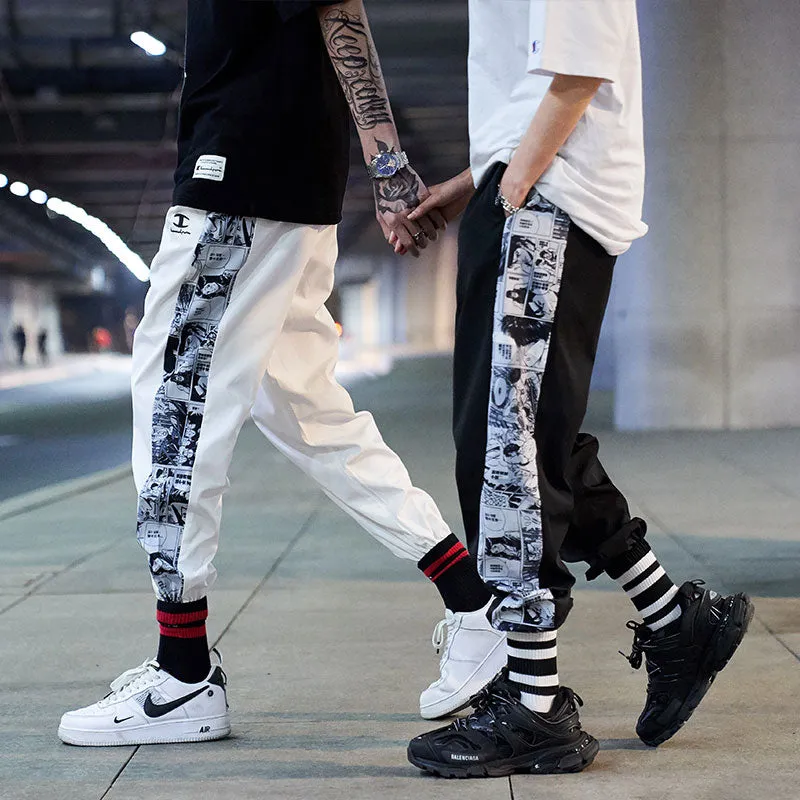Anime Print Sweatpants