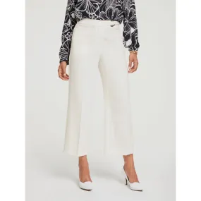 Ashley Brooke White Culotte Trousers