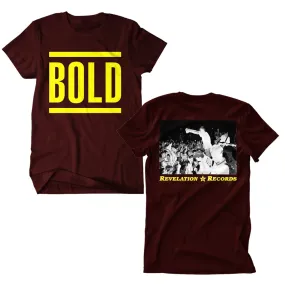 Bars Logo Maroon Tee