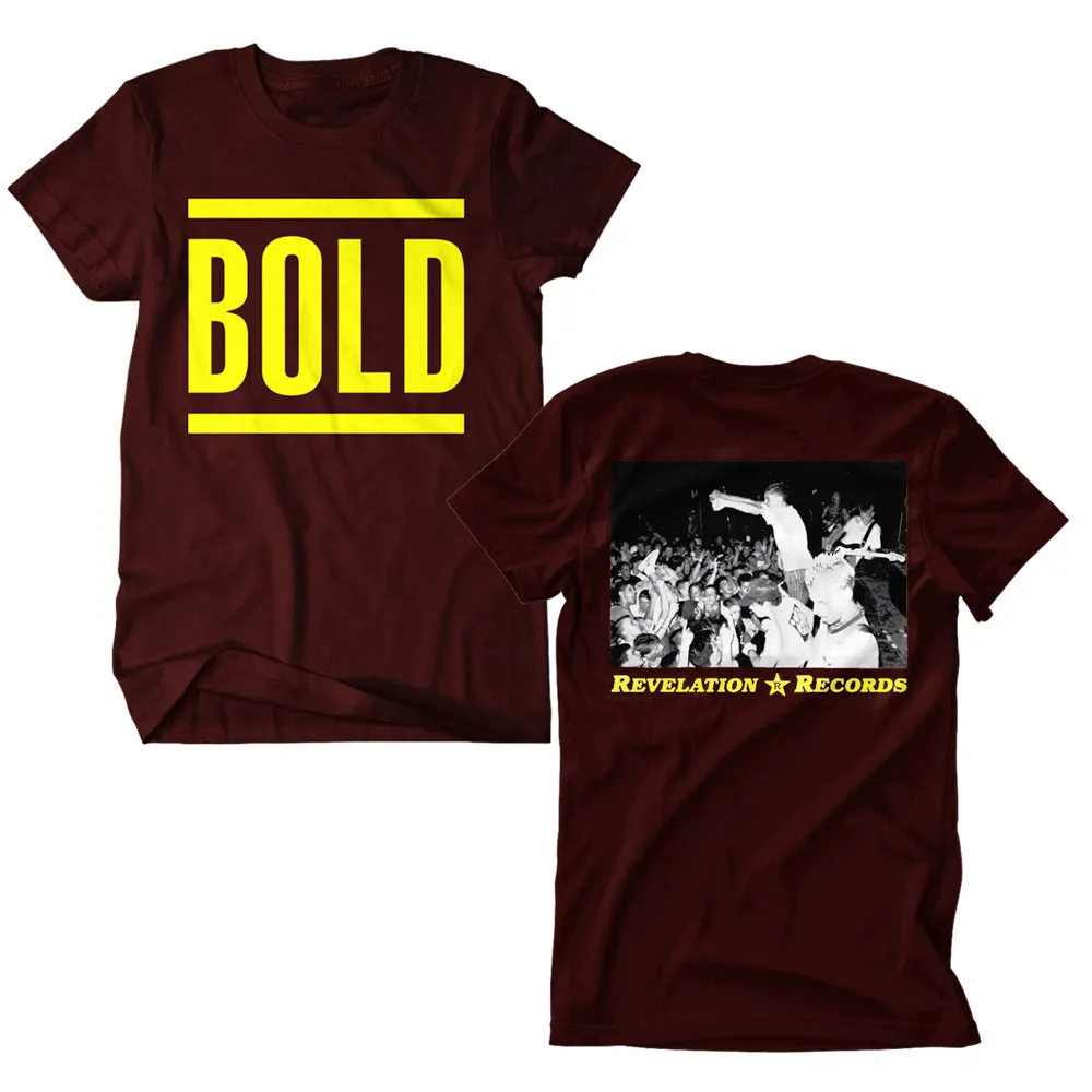 Bars Logo Maroon Tee