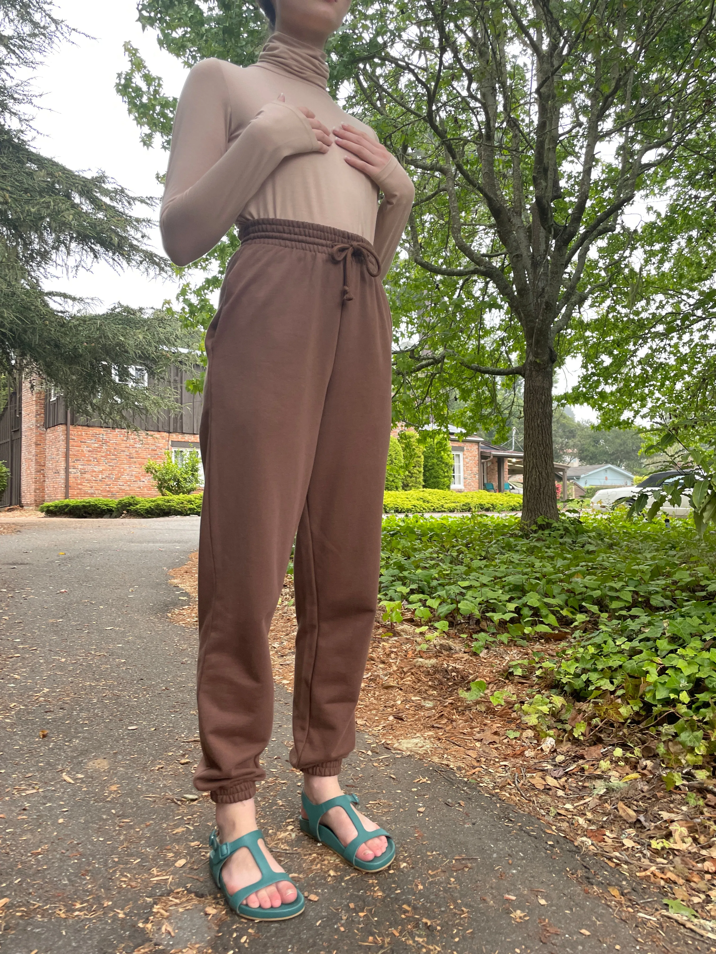 Baserange Sweat Pants Loam Brown
