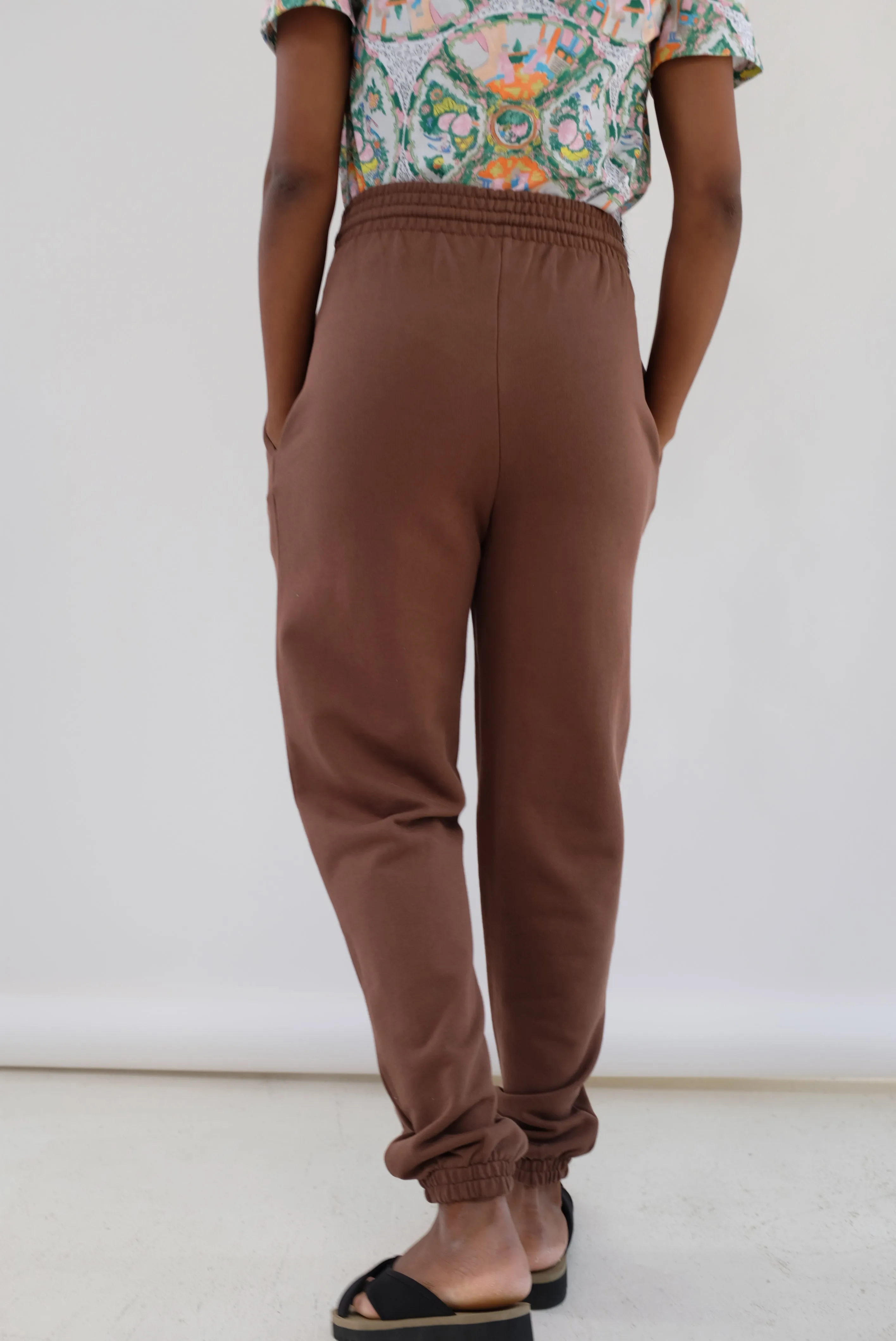 Baserange Sweat Pants Loam Brown