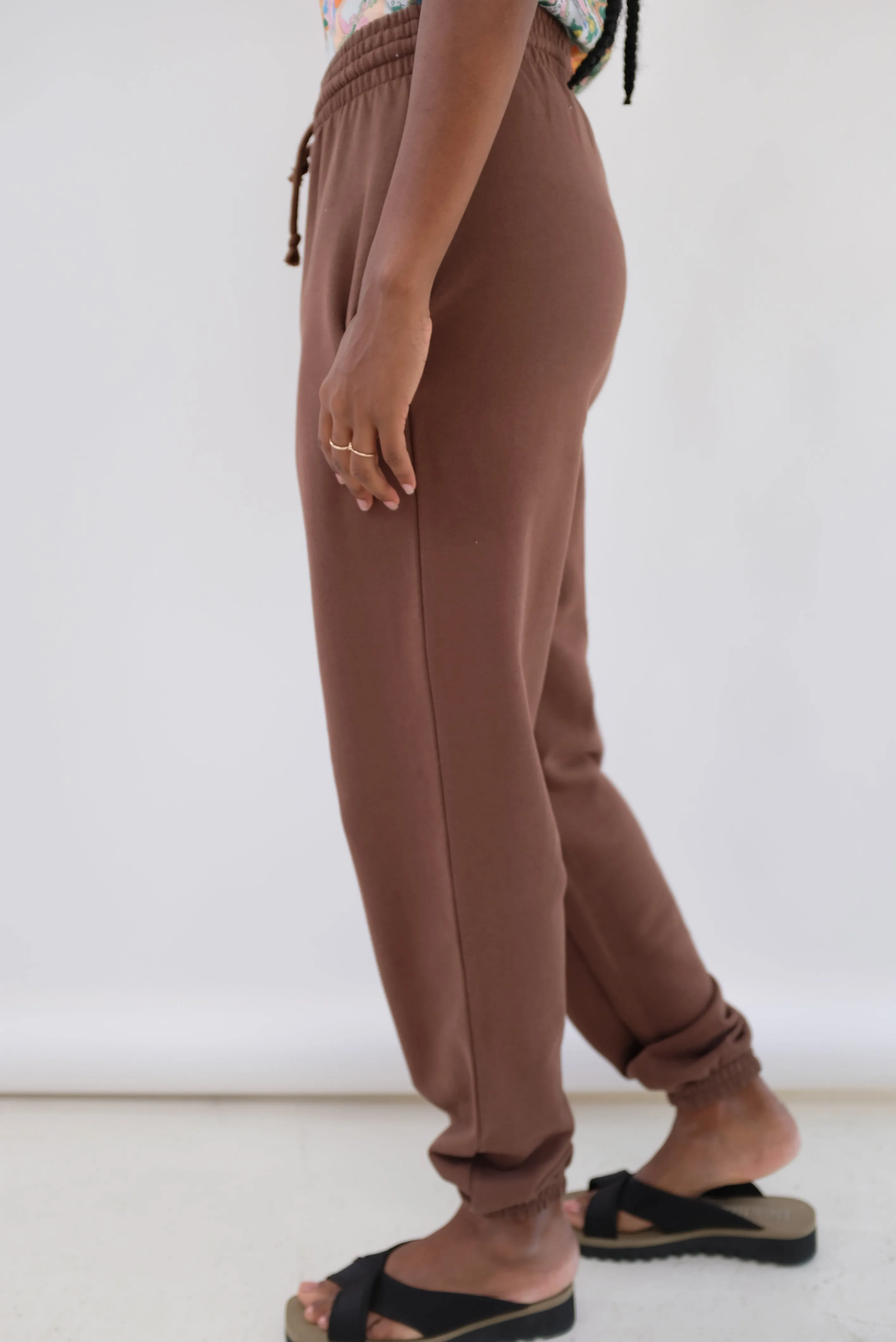 Baserange Sweat Pants Loam Brown