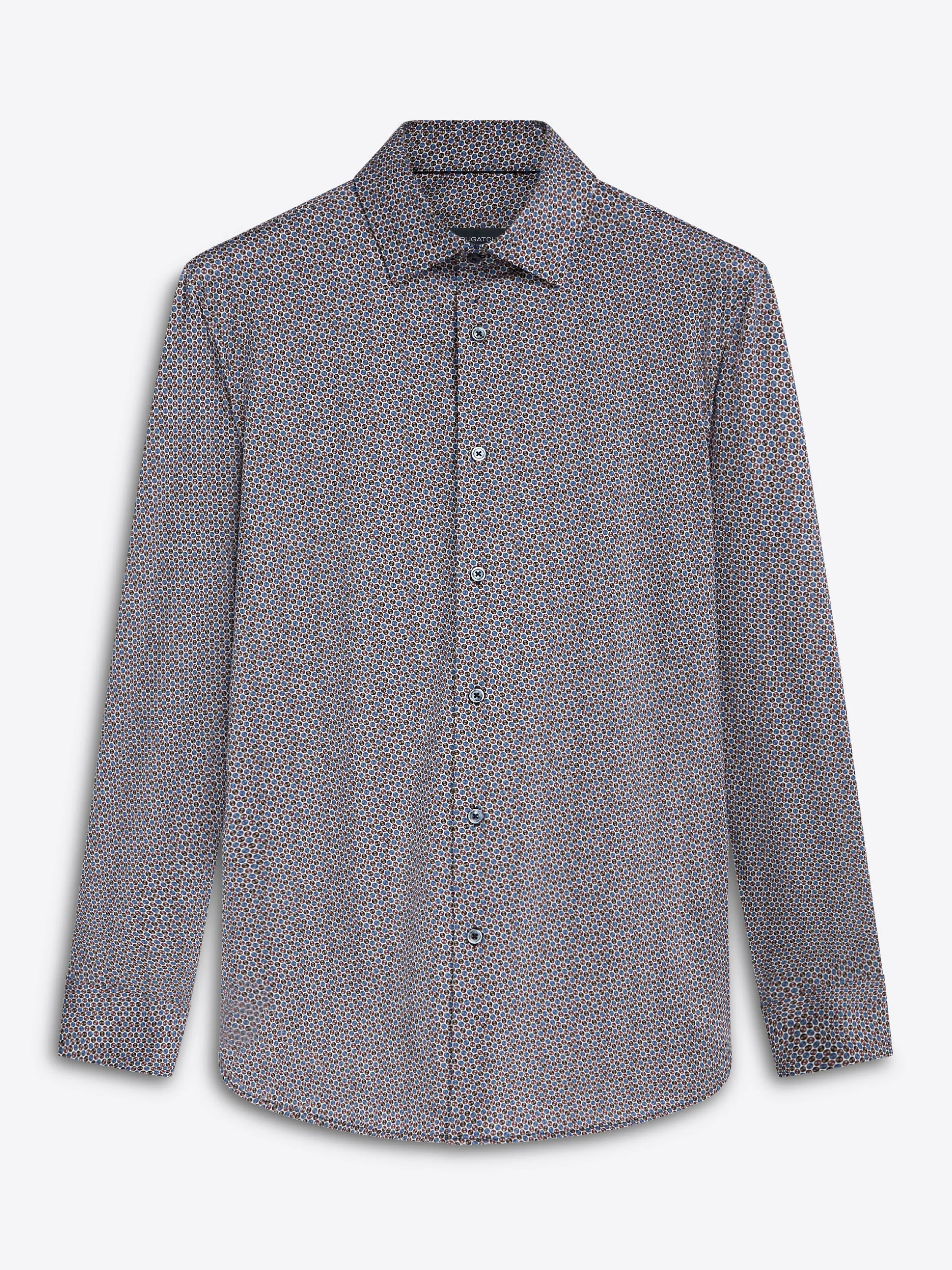 Bugatchi - Long Sleeve - Modern Fit - OOOHCotton Tech - 8 way Stretch - CF9078K60