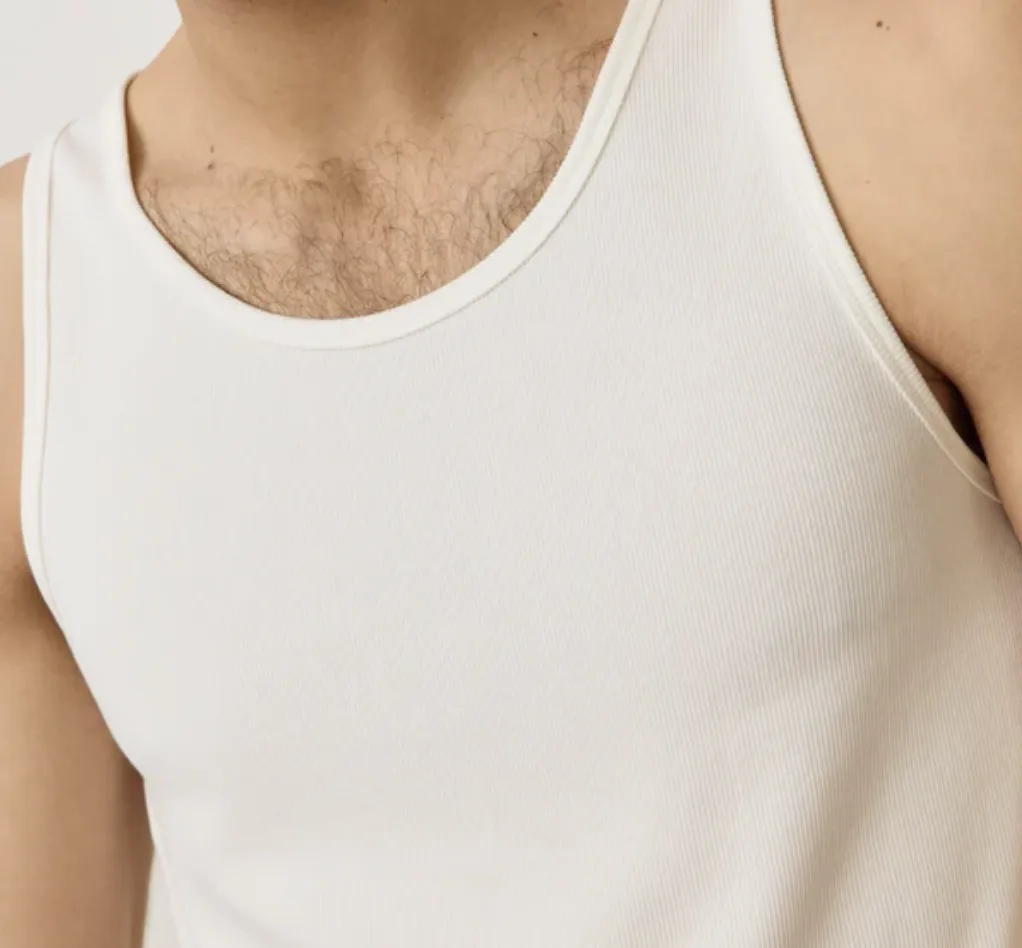 Carter Rib Tank - White