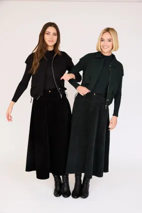 Corduroy Maxi Skirt