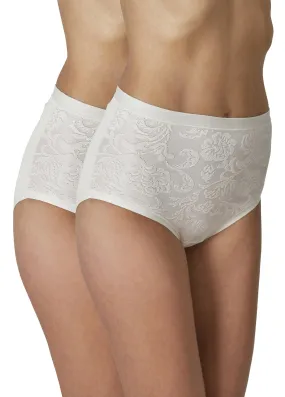Culotte taille haute effet mat/brillant - lot de 2