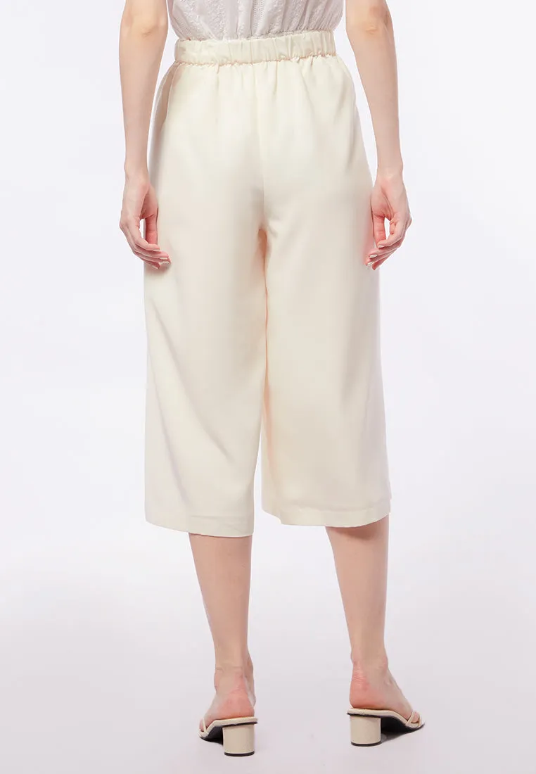 Culottes with Overlap Details