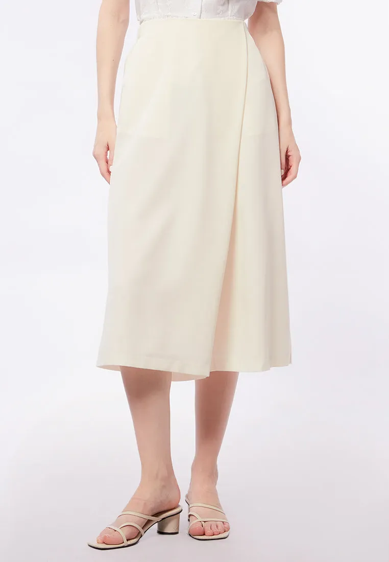 Culottes with Overlap Details