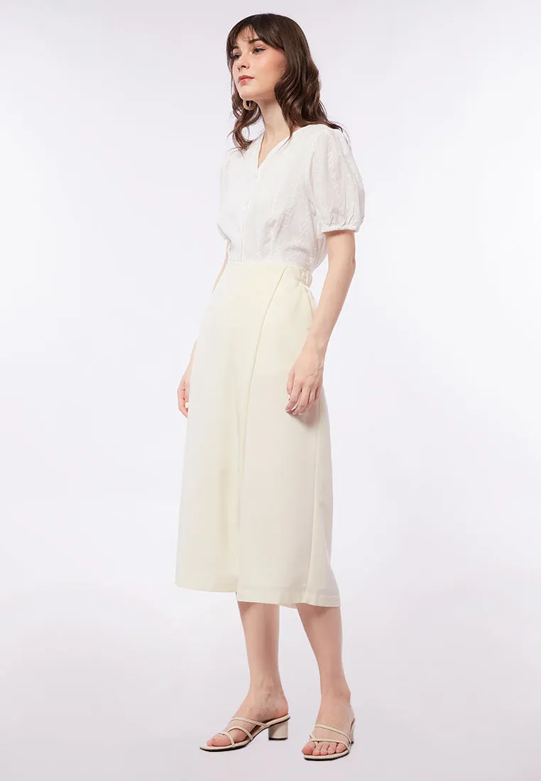 Culottes with Overlap Details