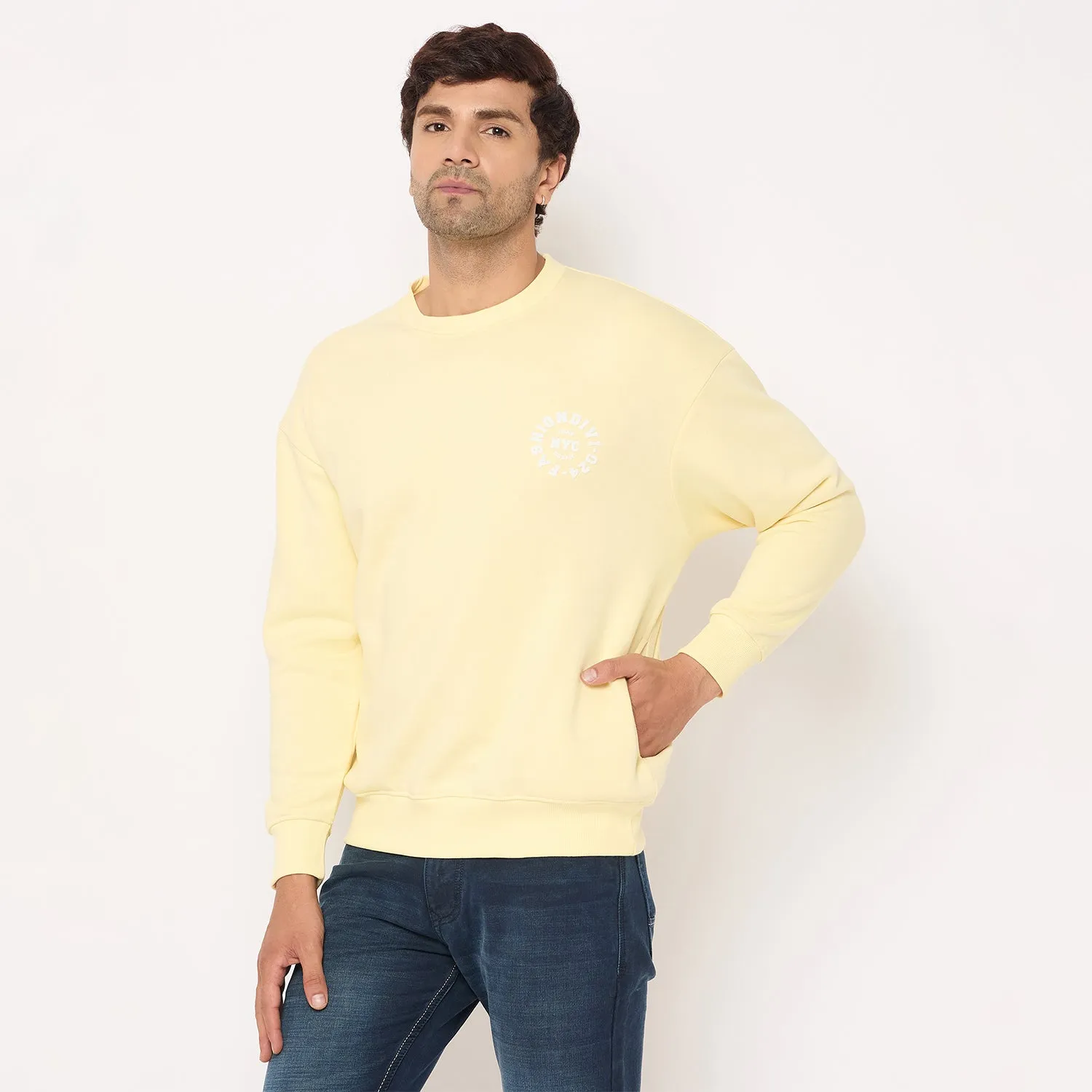 Duke Stardust Men Solid Sweatshirt (LF6453)