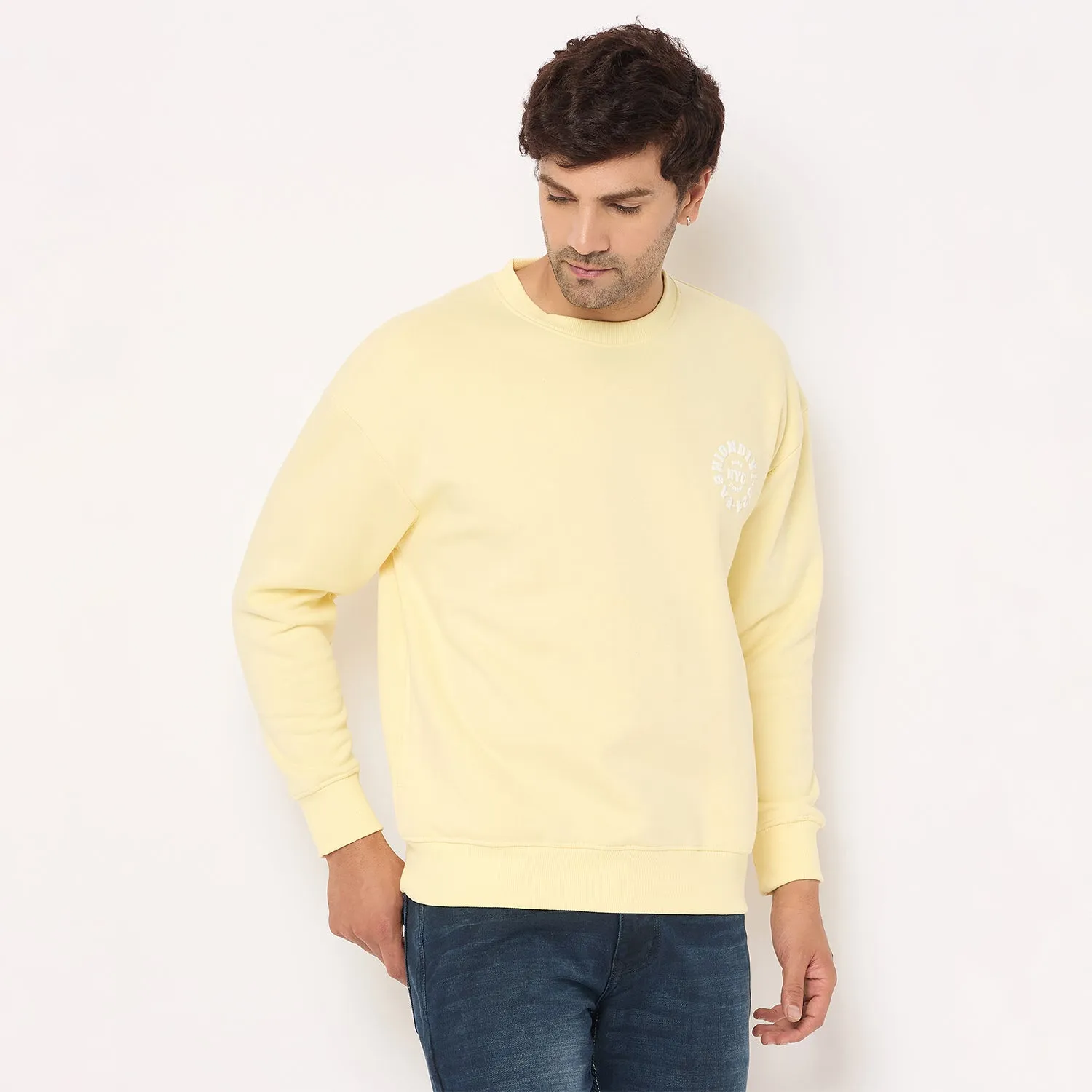 Duke Stardust Men Solid Sweatshirt (LF6453)
