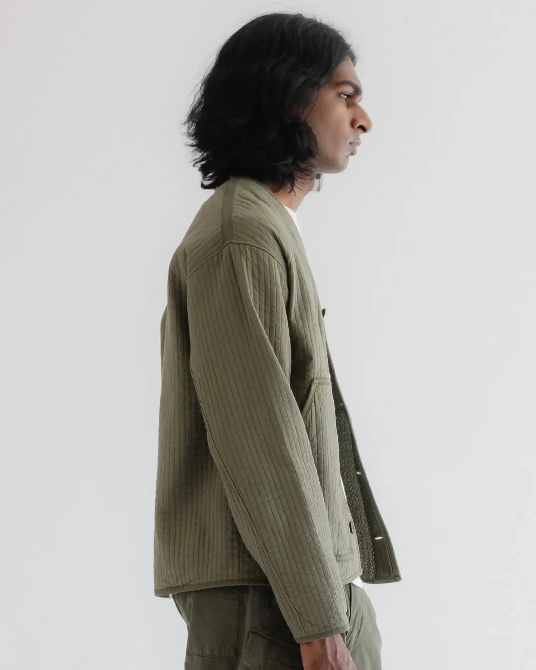 EAT DUST BASEBALL CARDIGAN - ARMOR COTTON - LITCHEN