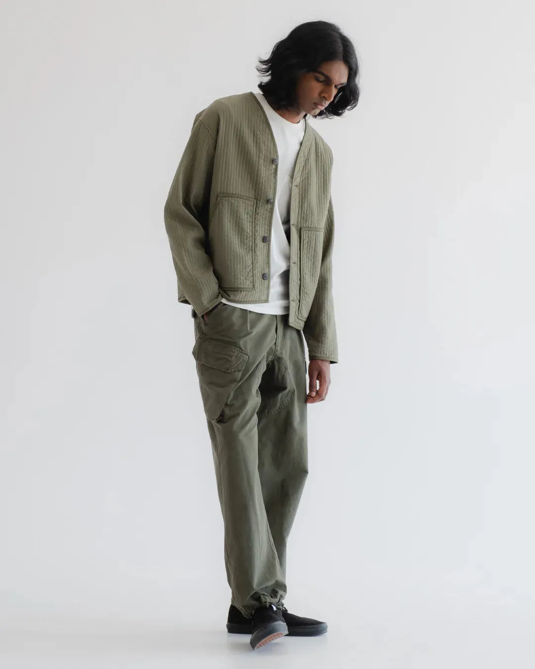 EAT DUST BASEBALL CARDIGAN - ARMOR COTTON - LITCHEN