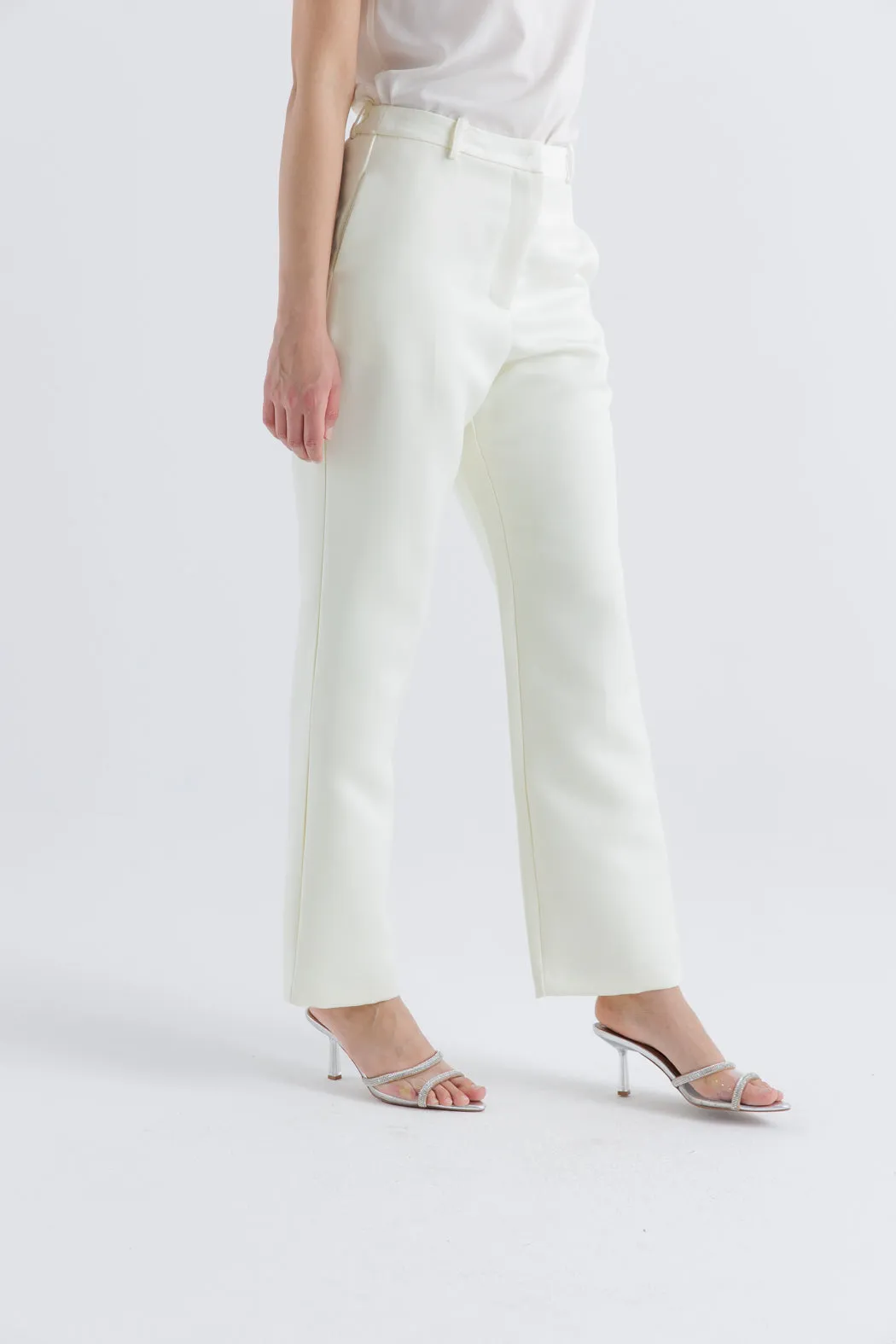 Elegant High-Waist Tailored Pants