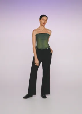 Everyday Flares ~ Black Pinstripe