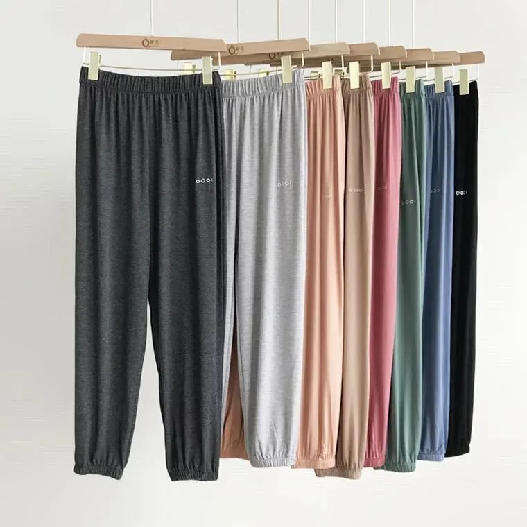 Fairy-Look Oxygen Pants Mask High Waist Drape Summer Loose Casual Women Thin Ankle-Length Lantern Pants