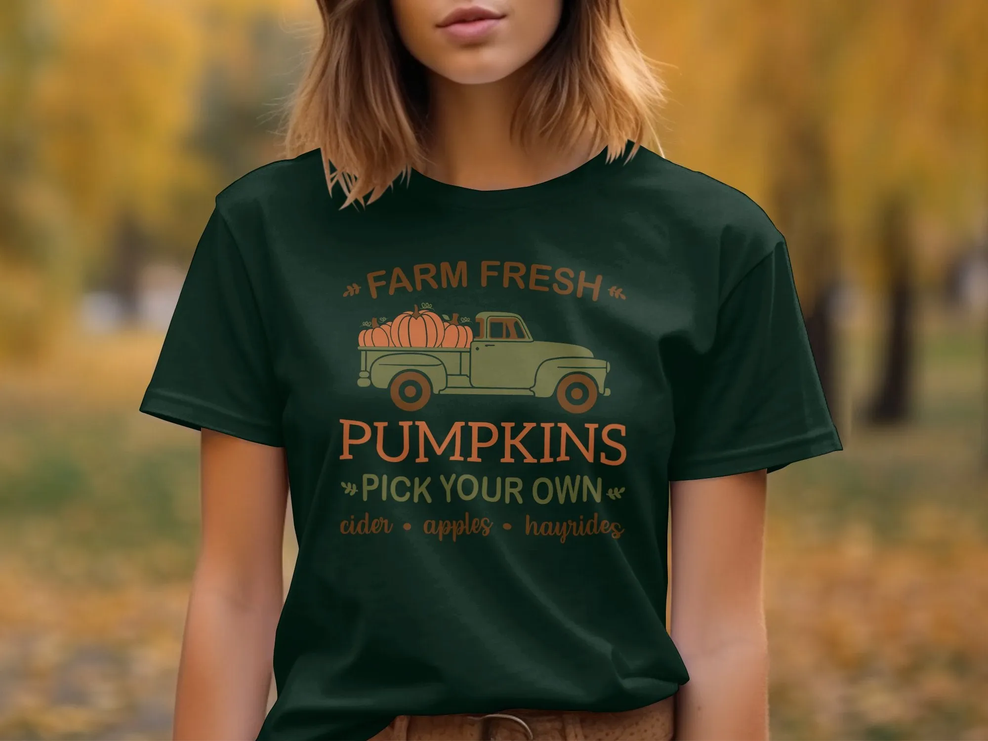 Farm Fresh Pumpkins Shirt,Tank, Sweatshirt and Matching Family Shirts. Perfect for a Fall, Autumn or Thanksgiving Gift