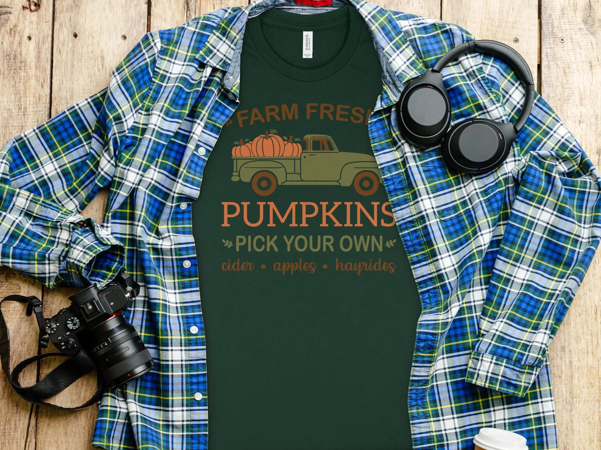 Farm Fresh Pumpkins Shirt,Tank, Sweatshirt and Matching Family Shirts. Perfect for a Fall, Autumn or Thanksgiving Gift