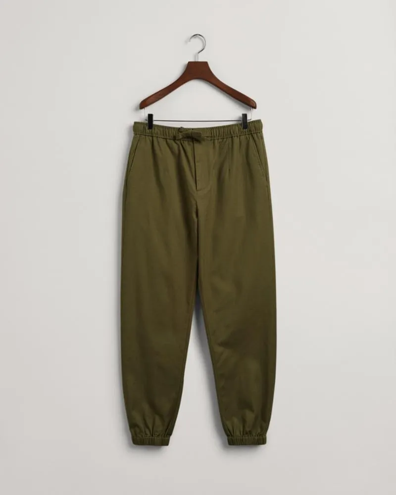 Gant Apparel Mens JOGGER CHINOS 369/HUNTER GREEN