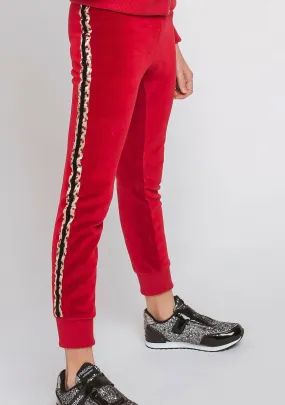 Girl's Red Jogging