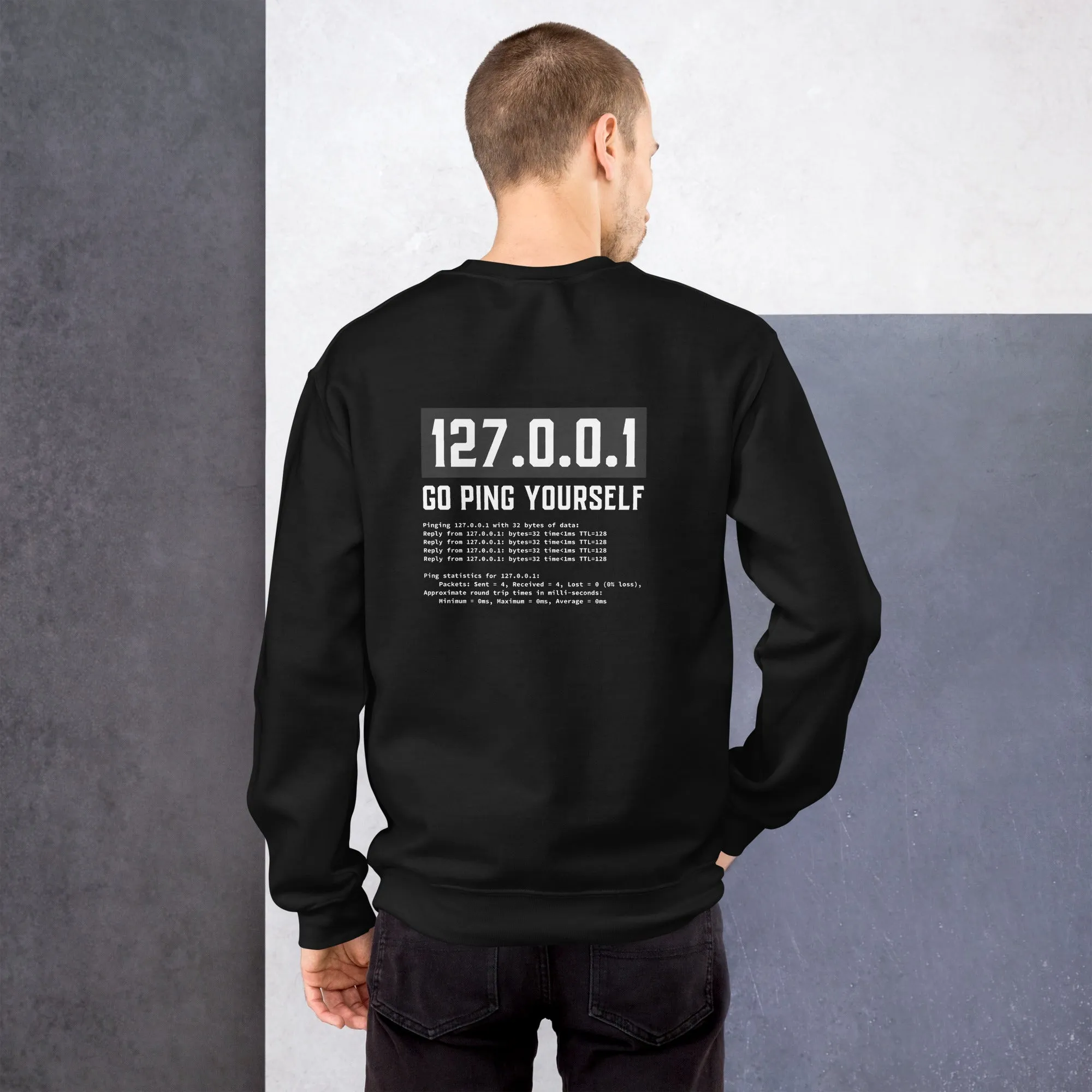 Go ping yourself - Unisex Sweatshirt ( Back Print )