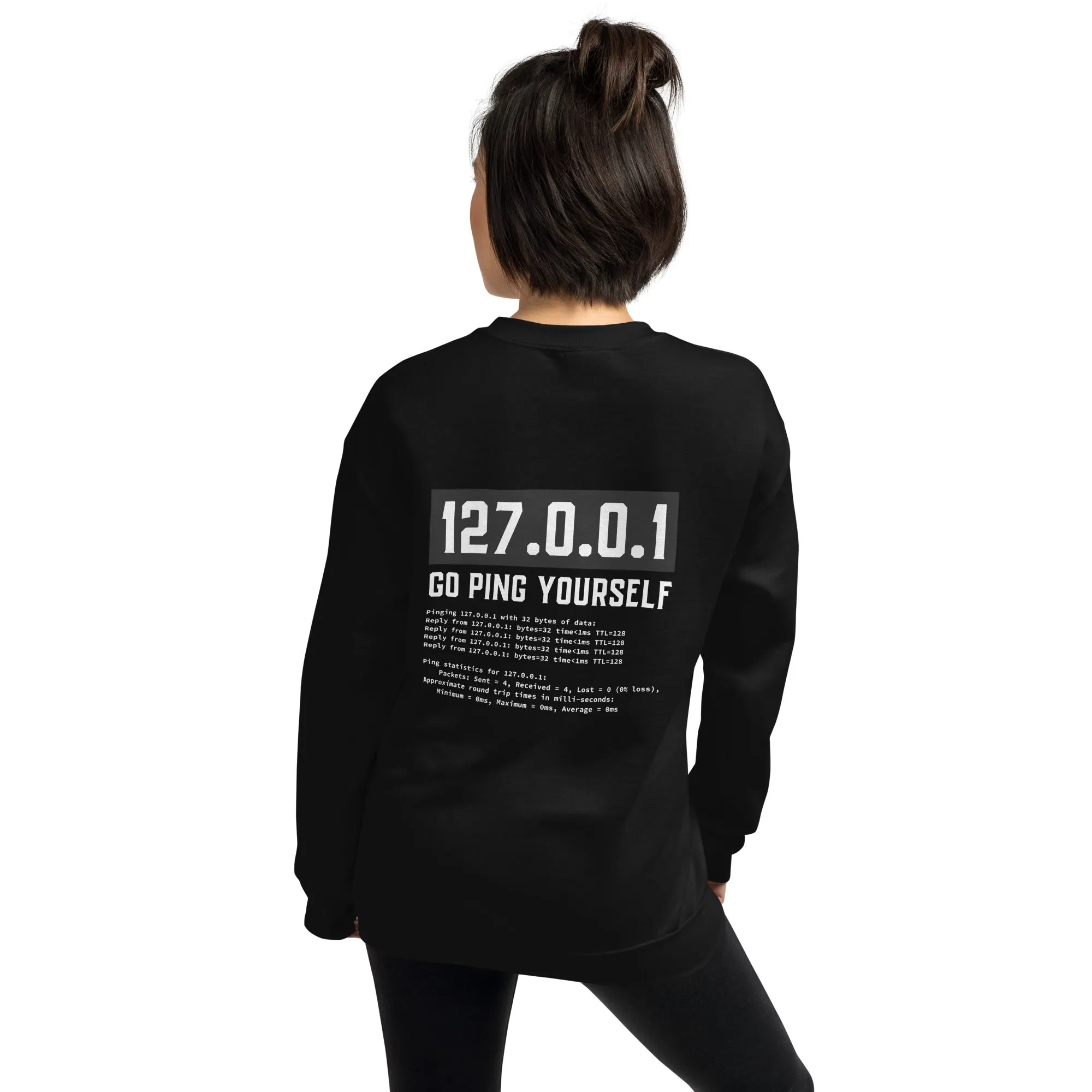 Go ping yourself - Unisex Sweatshirt ( Back Print )
