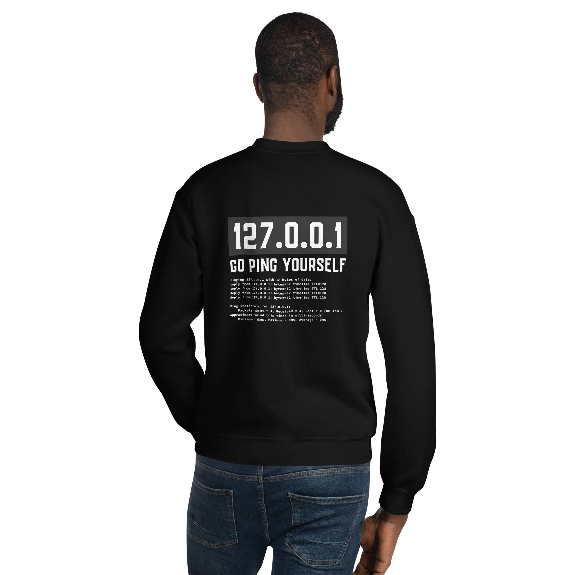 Go ping yourself - Unisex Sweatshirt ( Back Print )