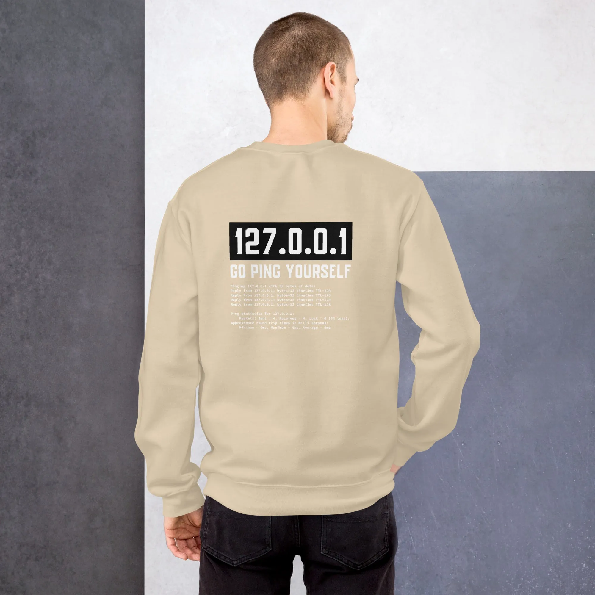 Go ping yourself - Unisex Sweatshirt ( Back Print )