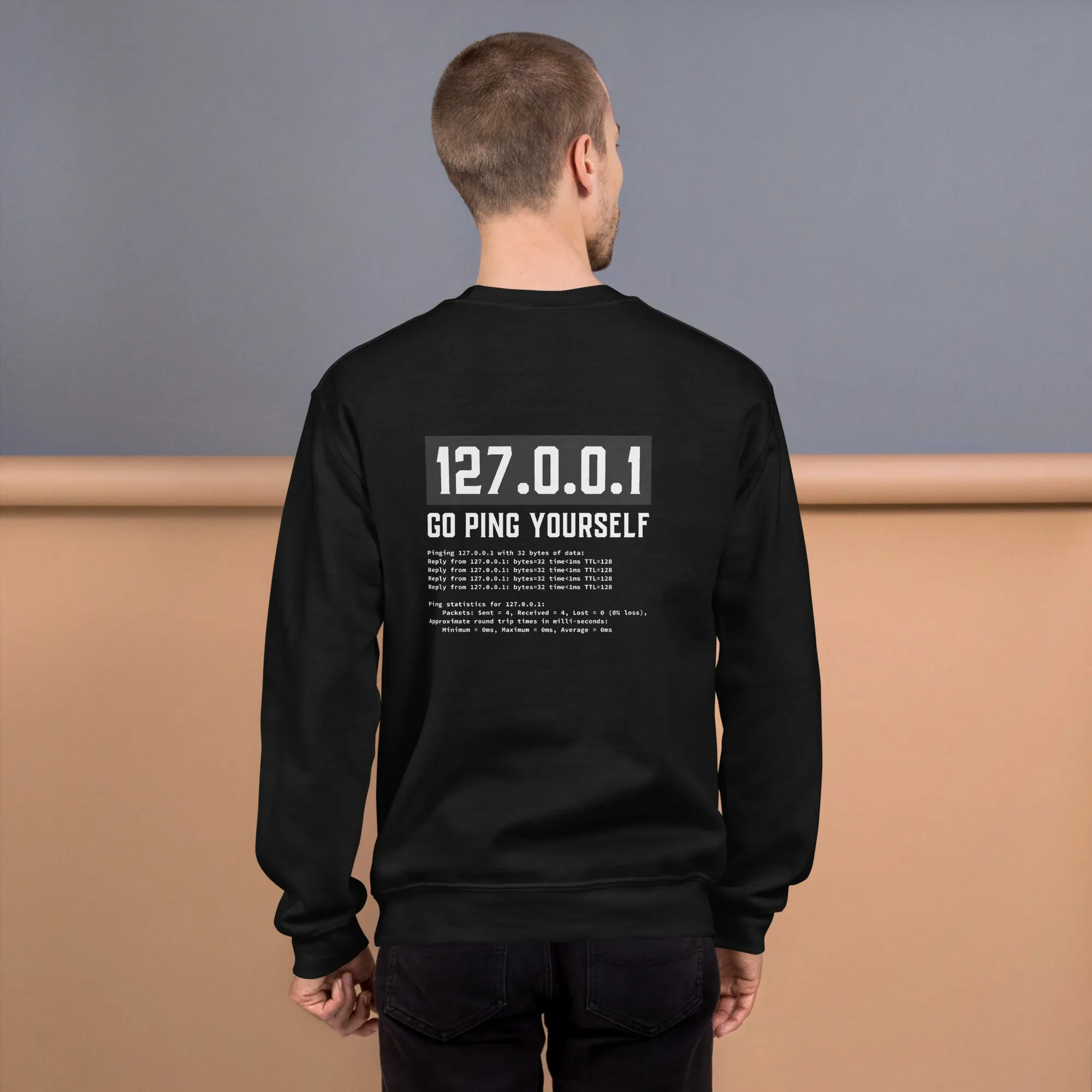 Go ping yourself - Unisex Sweatshirt ( Back Print )