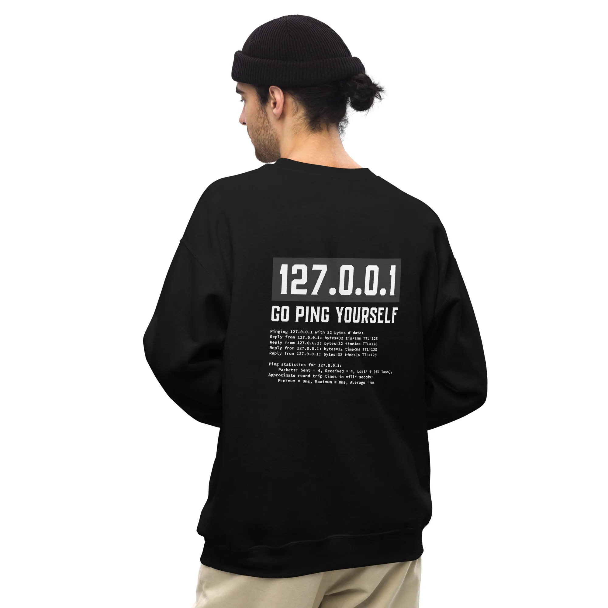 Go ping yourself - Unisex Sweatshirt ( Back Print )