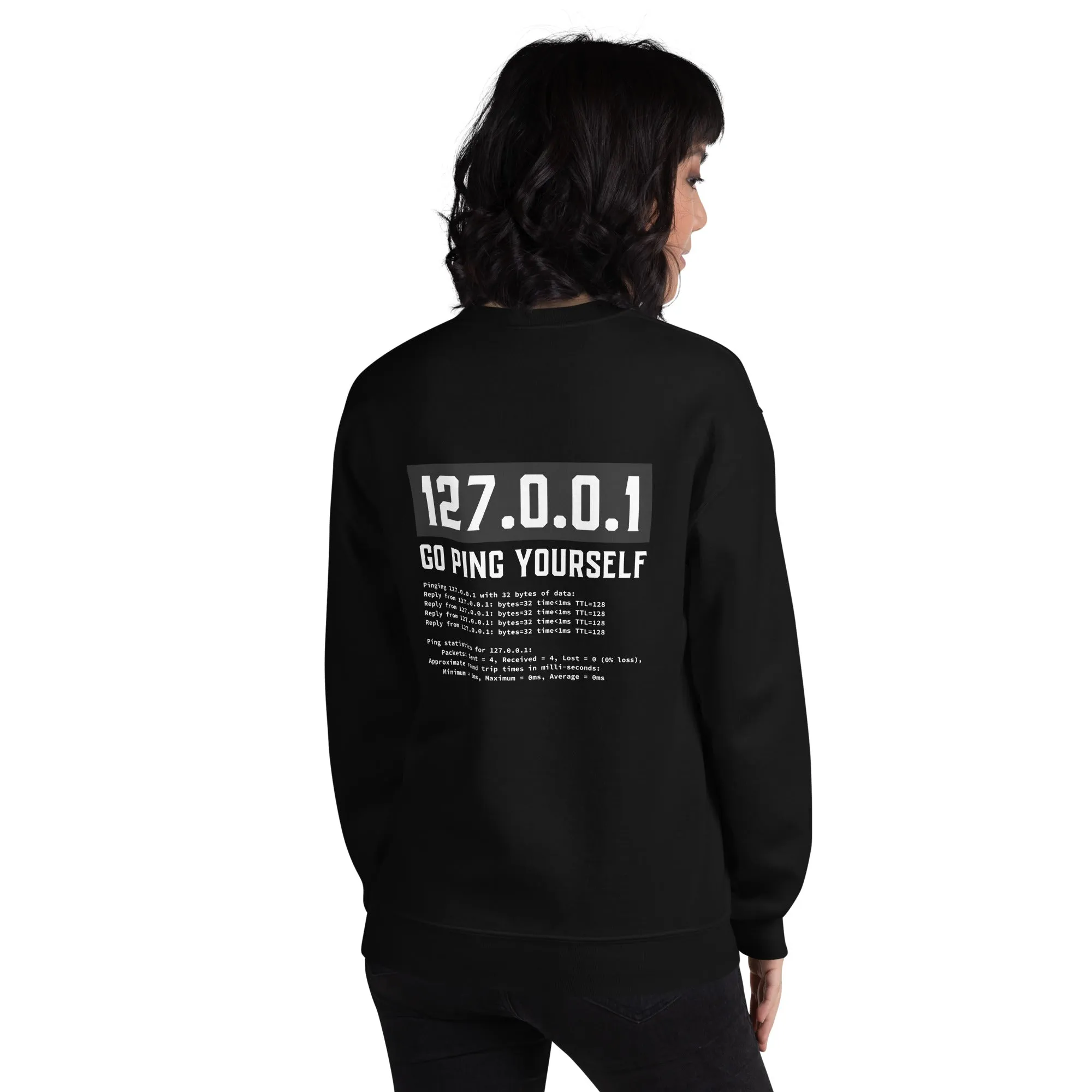 Go ping yourself - Unisex Sweatshirt ( Back Print )