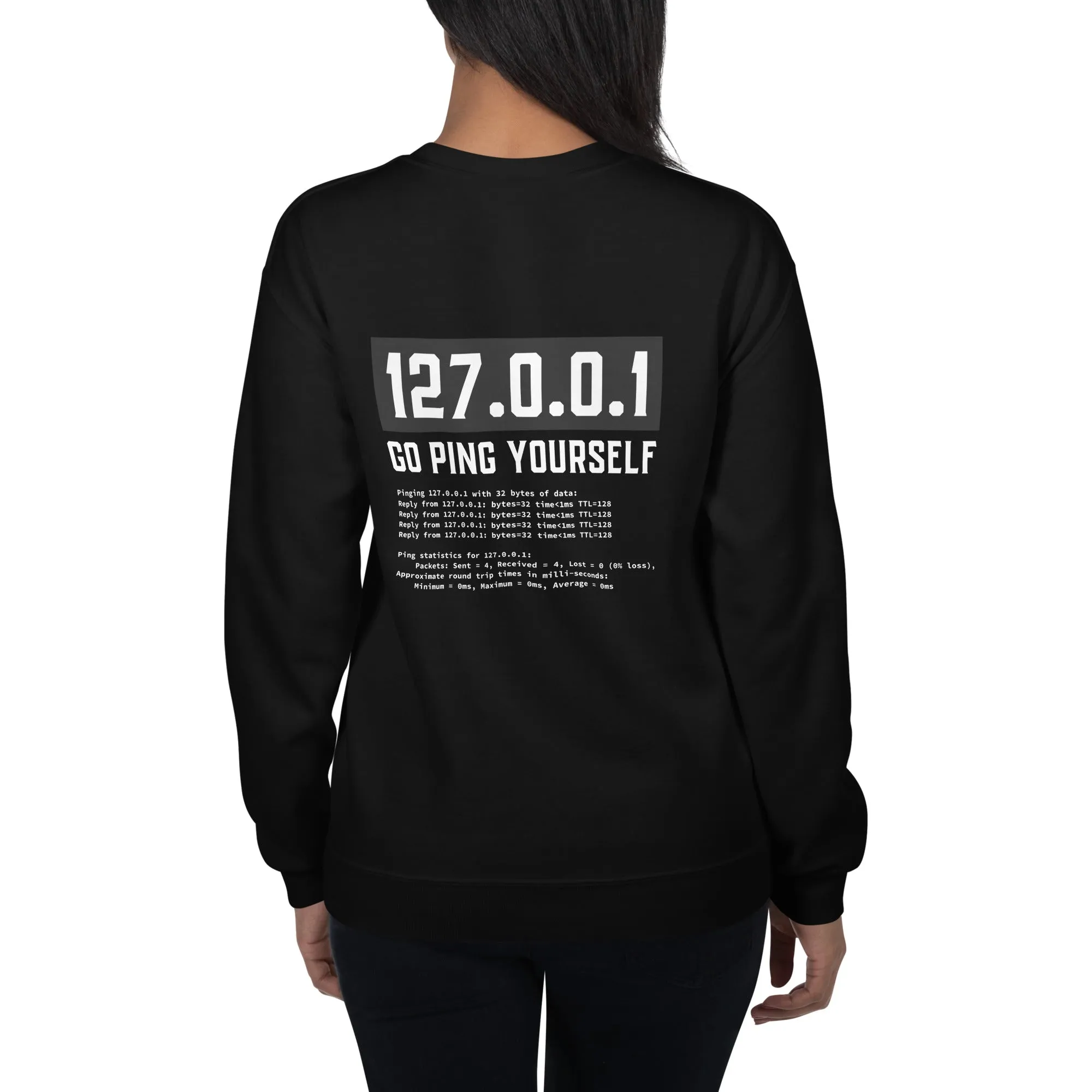 Go ping yourself - Unisex Sweatshirt ( Back Print )