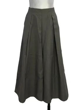 Grey Pleat Culottes