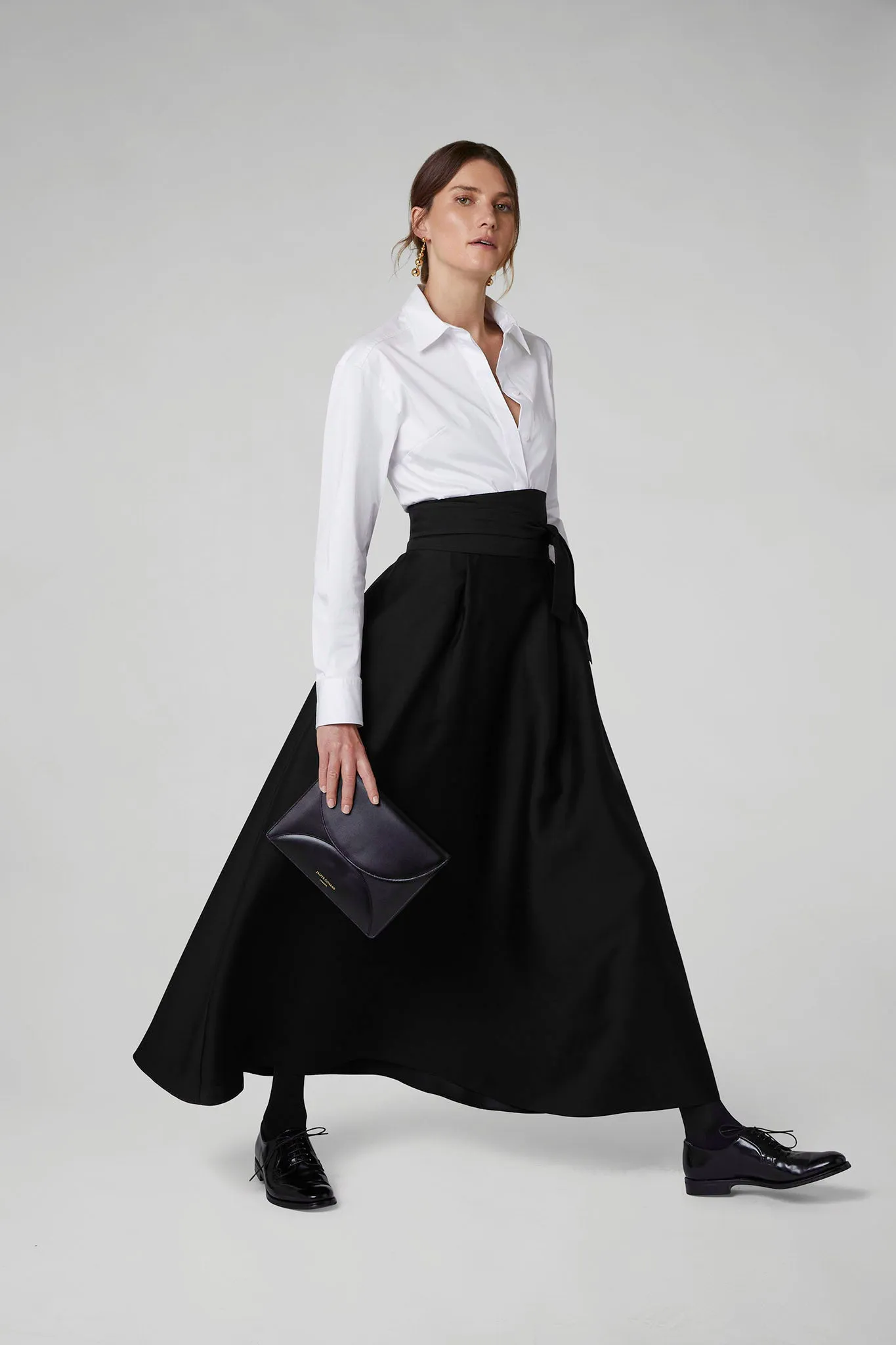 Gwen Wool Silk Skirt