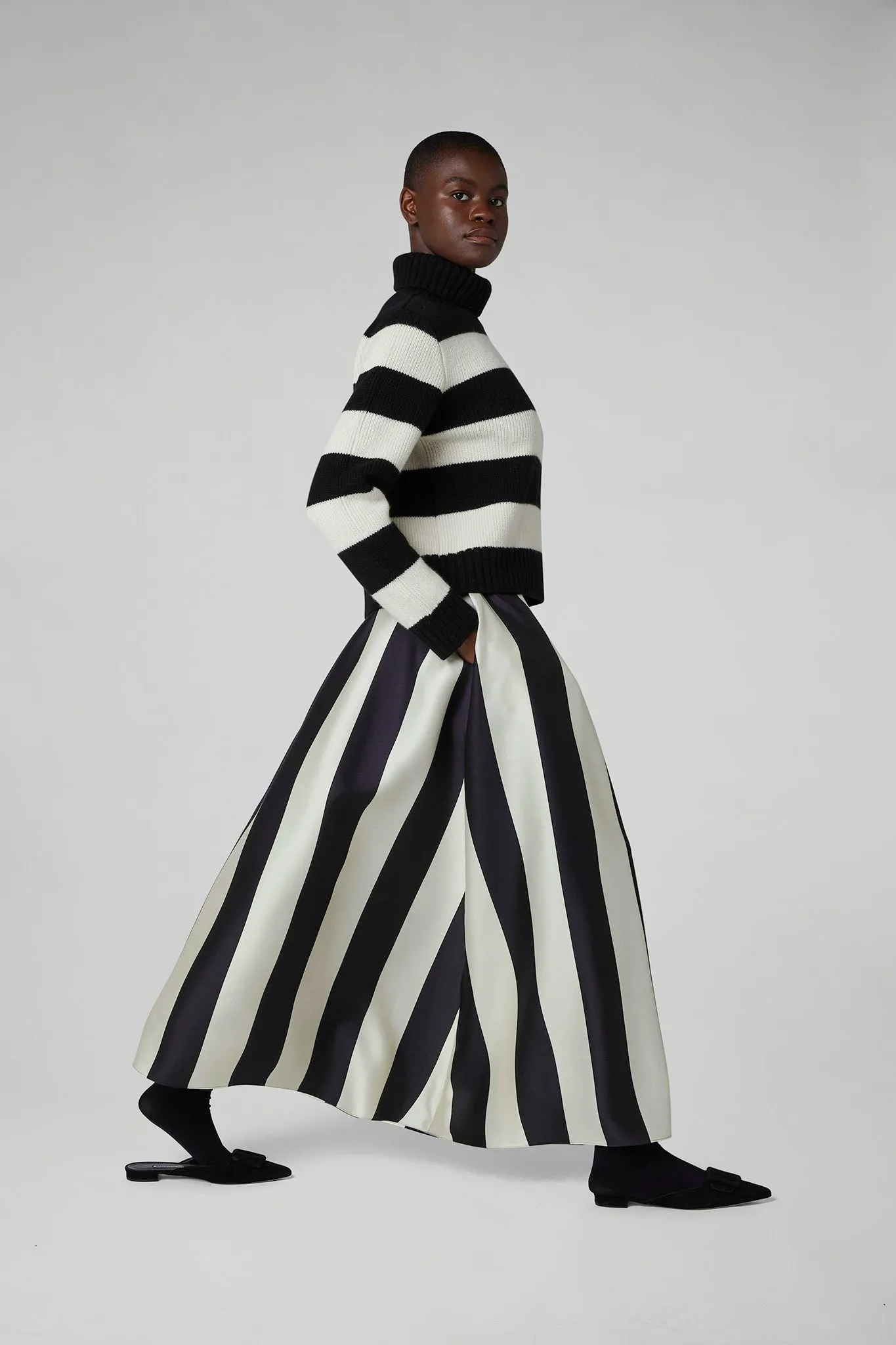 Gwen Wool Silk Skirt