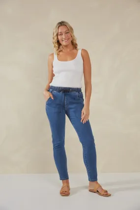 Haven Dalton Denim Pant in Indigo