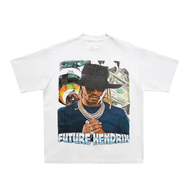 HENDROX FUTURES AMERICAN STYLE RAPPER PRINT VINTAGE T SHIRT