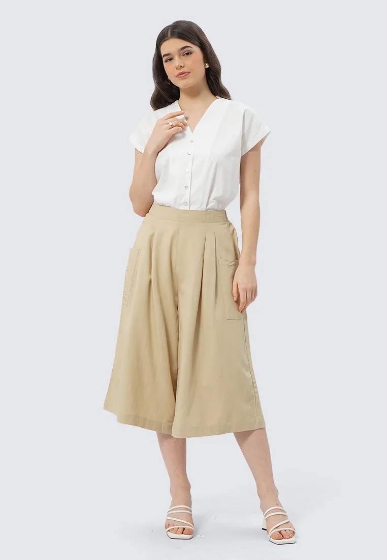 High Waist Culotte Pants