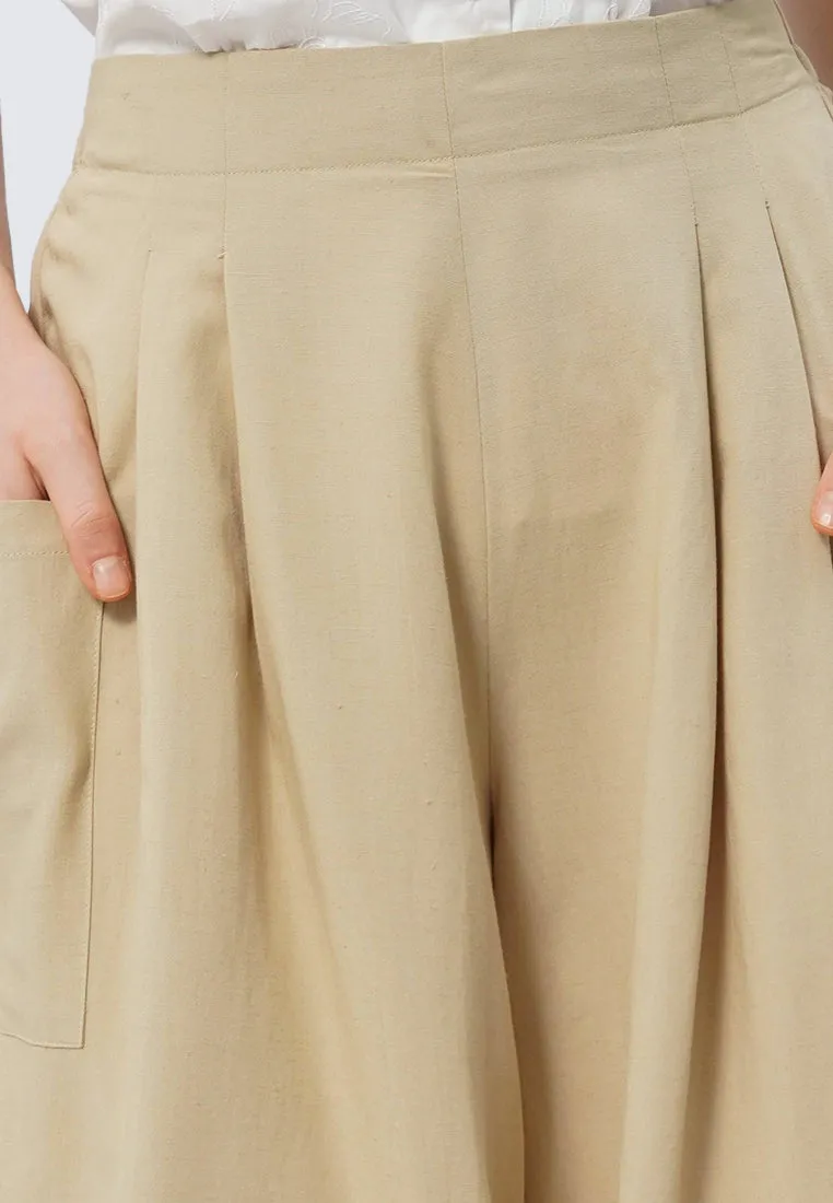 High Waist Culotte Pants