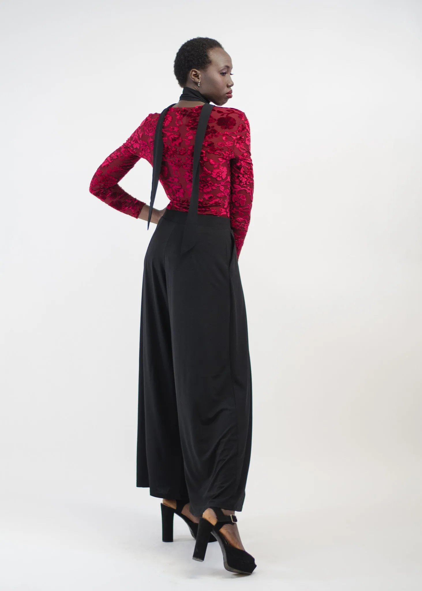 High Waist Wide Leg Pants
