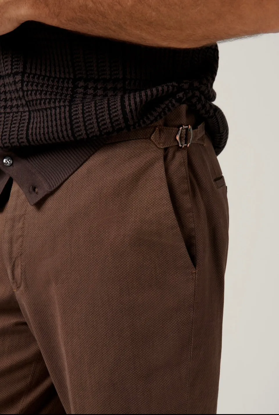 Italian Melange Chino - Caramel