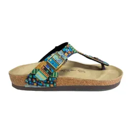 Josef Seibel Women's Michelle 03 Sandals- Marine Kombi Textile