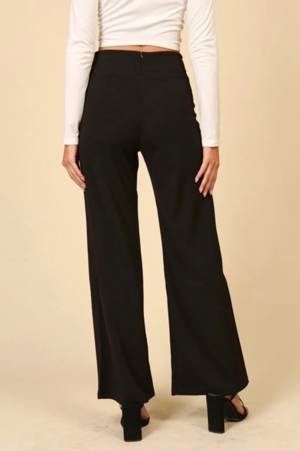 Karla High Waist Wide-leg Pants